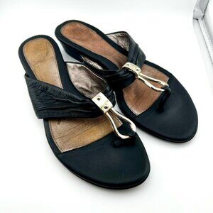 Sofft Womens Leather Sandals black, Size 8M